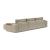 Newilla Reversible Storage Sleeper Sectional w/ Wide Arm Rests