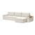 Newilla Reversible Storage Sleeper Sectional w/ Wide Arm Rests