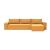 Newilla Reversible Storage Sleeper Sectional w/ Wide Arm Rests