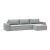 Newilla Reversible Storage Sleeper Sectional w/ Wide Arm Rests