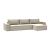 Newilla Reversible Storage Sleeper Sectional w/ Wide Arm Rests