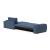 Newilla Reversible Storage Sleeper Sectional w/ Wide Arm Rests