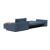 Newilla Reversible Storage Sleeper Sectional w/ Wide Arm Rests