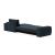 Newilla Reversible Storage Sleeper Sectional w/ Wide Arm Rests