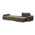 Newilla Reversible Storage Sleeper Sectional w/ Wide Arm Rests