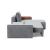 Newilla Reversible Storage Sleeper Sectional w/ Wide Arm Rests