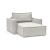 Newilla Storage Lounger Chair w/ Standart Arm Rests