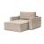 Newilla Storage Lounger Chair w/ Standart Arm Rests