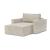Newilla Storage Lounger Chair w/ Standart Arm Rests