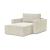 Newilla Storage Lounger Chair w/ Standart Arm Rests