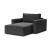 Newilla Storage Lounger Chair w/ Standart Arm Rests