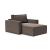 Newilla Storage Lounger Chair w/ Standart Arm Rests