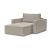 Newilla Storage Lounger Chair w/ Standart Arm Rests