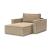 Newilla Storage Lounger Chair w/ Standart Arm Rests