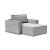 Newilla Storage Lounger Chair w/ Standart Arm Rests