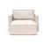 Newilla Storage Lounger Chair w/ Slim Arm Rests