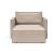 Newilla Storage Lounger Chair w/ Slim Arm Rests