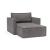 Newilla Storage Lounger Chair w/ Slim Arm Rests