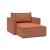 Newilla Storage Lounger Chair w/ Slim Arm Rests