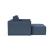 Newilla Storage Lounger Chair w/ Slim Arm Rests