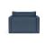 Newilla Storage Lounger Chair w/ Slim Arm Rests