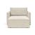 Newilla Storage Lounger Chair w/ Slim Arm Rests