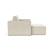 Newilla Storage Lounger Chair w/ Slim Arm Rests