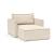 Newilla Storage Lounger Chair w/ Slim Arm Rests