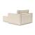 Newilla Storage Lounger Chair w/ Slim Arm Rests