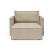 Newilla Storage Lounger Chair w/ Slim Arm Rests
