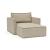 Newilla Storage Lounger Chair w/ Slim Arm Rests