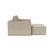 Newilla Storage Lounger Chair w/ Slim Arm Rests