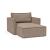 Newilla Storage Lounger Chair w/ Slim Arm Rests