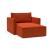 Newilla Storage Lounger Chair w/ Slim Arm Rests