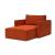 Newilla Storage Lounger Chair w/ Slim Arm Rests