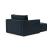 Newilla Storage Lounger Chair w/ Slim Arm Rests