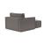 Newilla Storage Lounger Chair w/ Slim Arm Rests