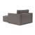 Newilla Storage Lounger Chair w/ Slim Arm Rests