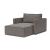 Newilla Storage Lounger Chair w/ Slim Arm Rests