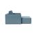 Newilla Storage Lounger Chair w/ Slim Arm Rests
