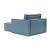 Newilla Storage Lounger Chair w/ Slim Arm Rests