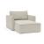 Newilla Storage Lounger Chair w/ Slim Arm Rests