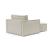 Newilla Storage Lounger Chair w/ Slim Arm Rests