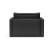 Newilla Storage Lounger Chair w/ Slim Arm Rests