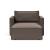 Newilla Storage Lounger Chair w/ Slim Arm Rests
