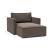 Newilla Storage Lounger Chair w/ Slim Arm Rests
