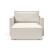 Newilla Storage Lounger Chair w/ Slim Arm Rests