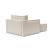 Newilla Storage Lounger Chair w/ Slim Arm Rests