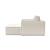 Newilla Storage Lounger Chair w/ Slim Arm Rests