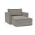 Newilla Storage Lounger Chair w/ Slim Arm Rests